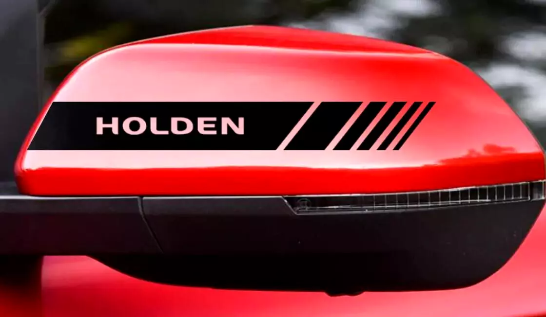 2pcs Car Rearview Side Mirror Stickers For Holden (Fits all Holden Models)