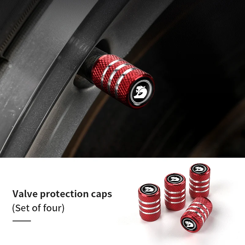4pcs HSV Valve Protection Caps For Holden (Fits all Holden Models) (Red)