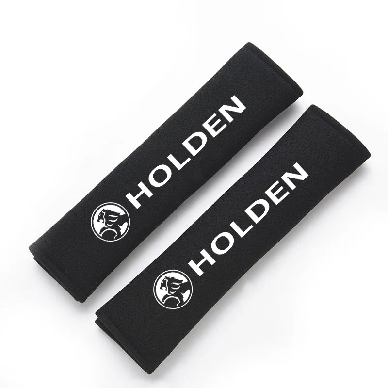 4pcs Seatbelt Shoulder Pad Cover For Holden (Fits all Holden Models) (Black)