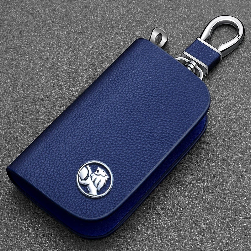 1pc Leather Keychain Case For Holden (Blue)