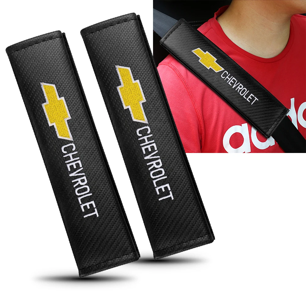 2pcs Seatbelt Shoulder Pad Cover For Chevrolet (Fits all Holden Models)