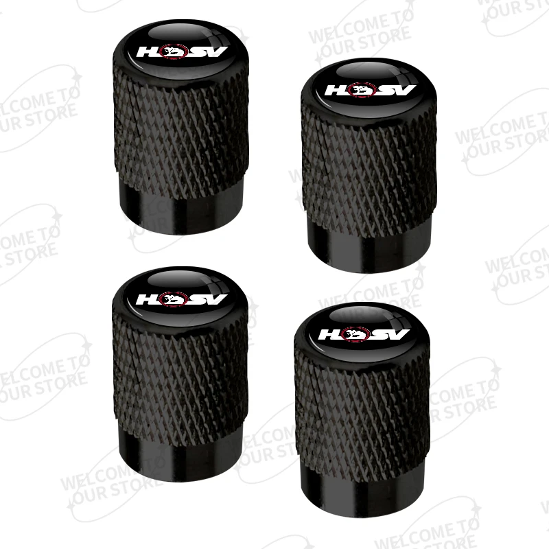 4pcs HSV Valve Protection Caps (Fits all Holden Models) (Black)