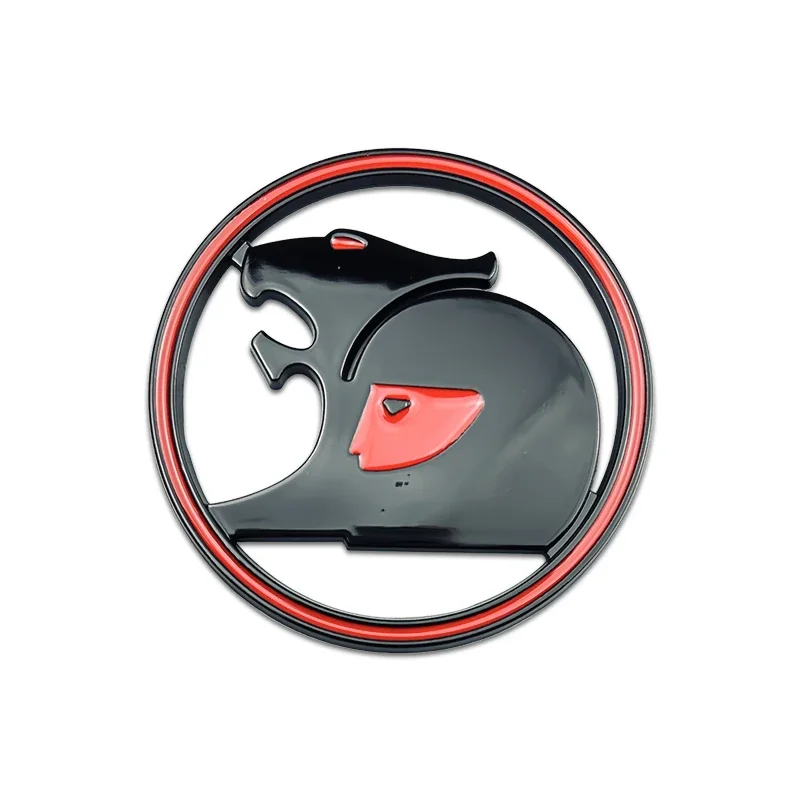 1PC HSV Emblem Badge 68mm (Fits All Holden Models) (Glossy Black & Glossy Red)