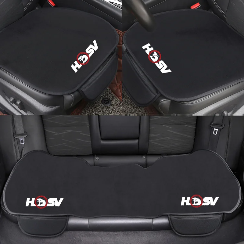 3pcs Car Seat Cushion Non-Slip Cover Velvet Plush For Holden HSV (Fits Most Holden Models)