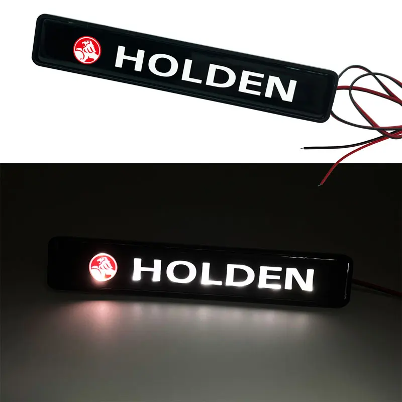1pcs Holden Logo Front Hood Grille Decoration LED Light For Exterior Accessories (Fits all Holden Models)