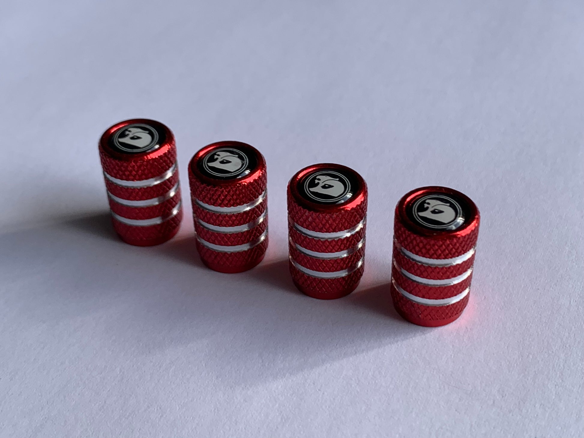 4pcs HSV Valve Protection Caps For Holden (Fits all Holden Models) (Red)