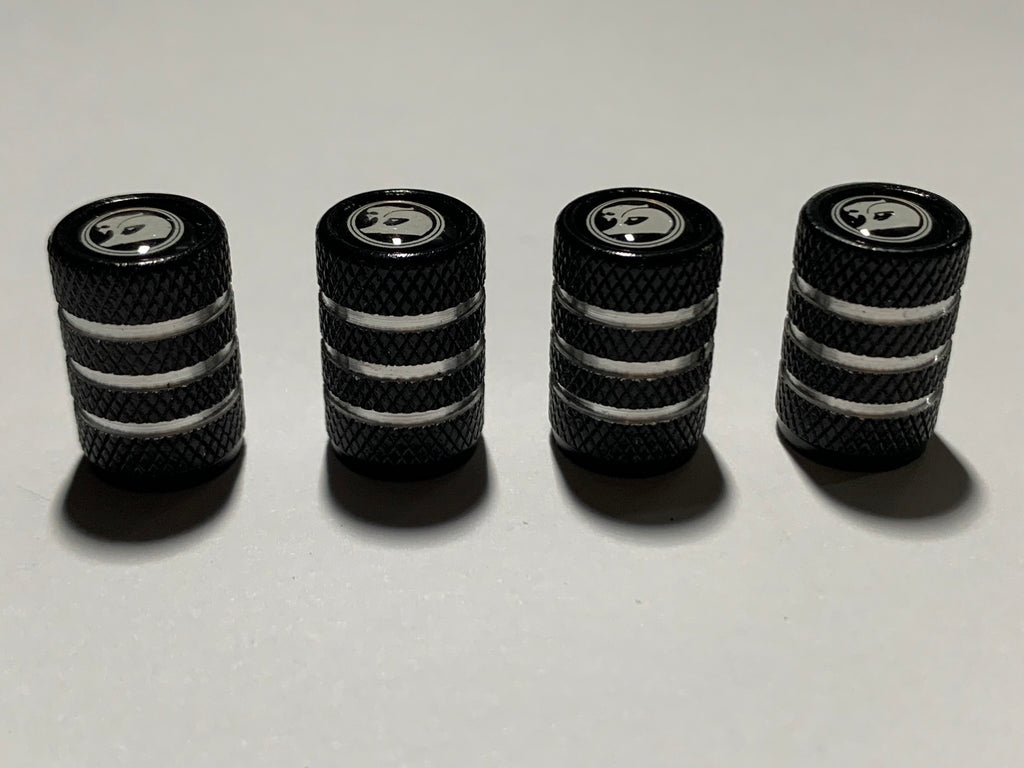 4pcs HSV Valve Protection Caps For Holden (Fits all Holden Models) (Black)