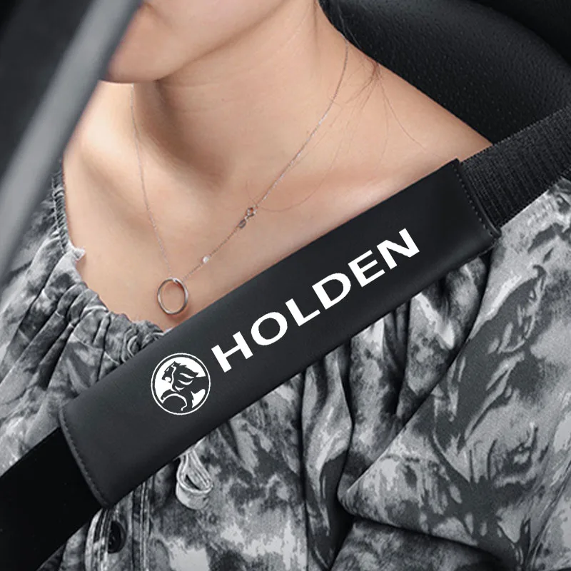 4pcs Seatbelt Shoulder Pad Cover For Holden (Fits all Holden Models) (Black)