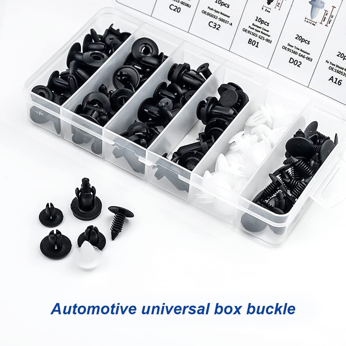 1PCS Car Fastener & Clips For Universal Auto (Fits Most Car Models)