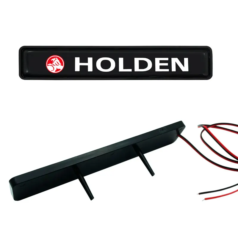 1pcs Holden Logo Front Hood Grille Decoration LED Light For Exterior Accessories (Fits all Holden Models)