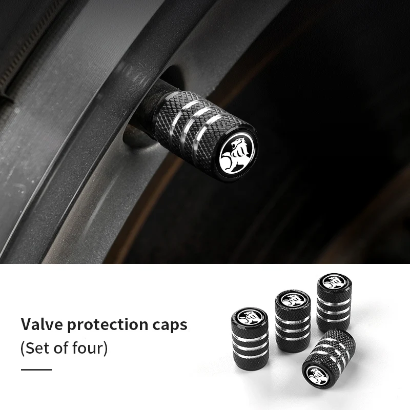 4pcs Holden Valve Cap Protection Cover For Holden (Fits all Holden Models) (Black)