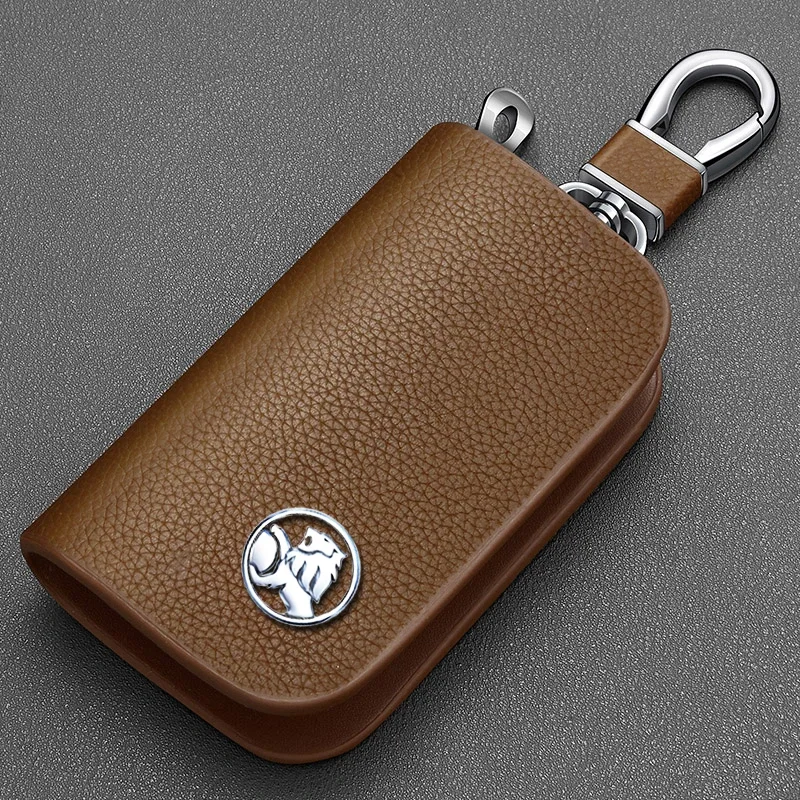 1pc Leather Keychain Case For Holden (Brown)