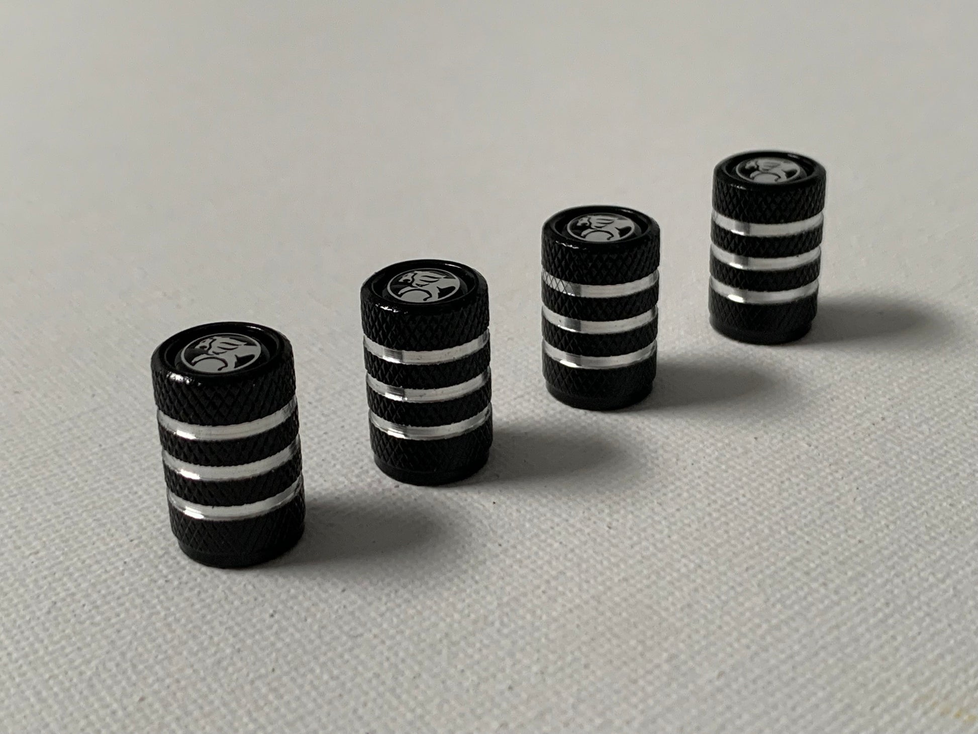 4pcs Holden Valve Cap Protection Cover For Holden (Fits all Holden Models) (Black)