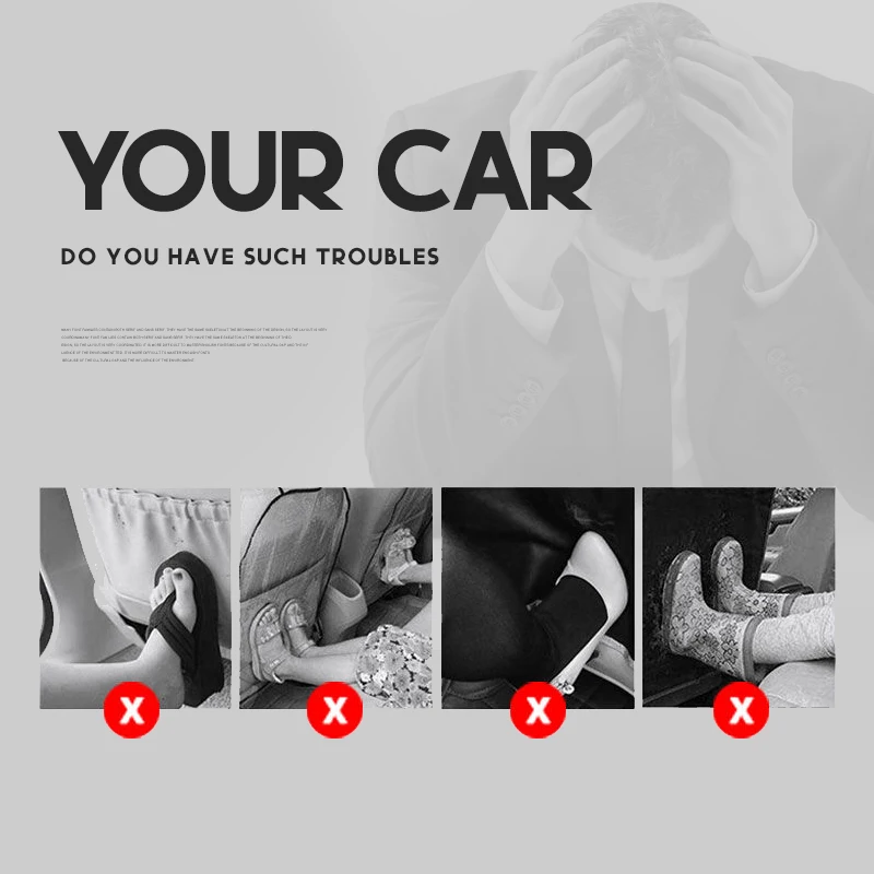 2pcs Car Seat Backrest Protections Anti-Kick Mat For Holden HSV (Brand New)