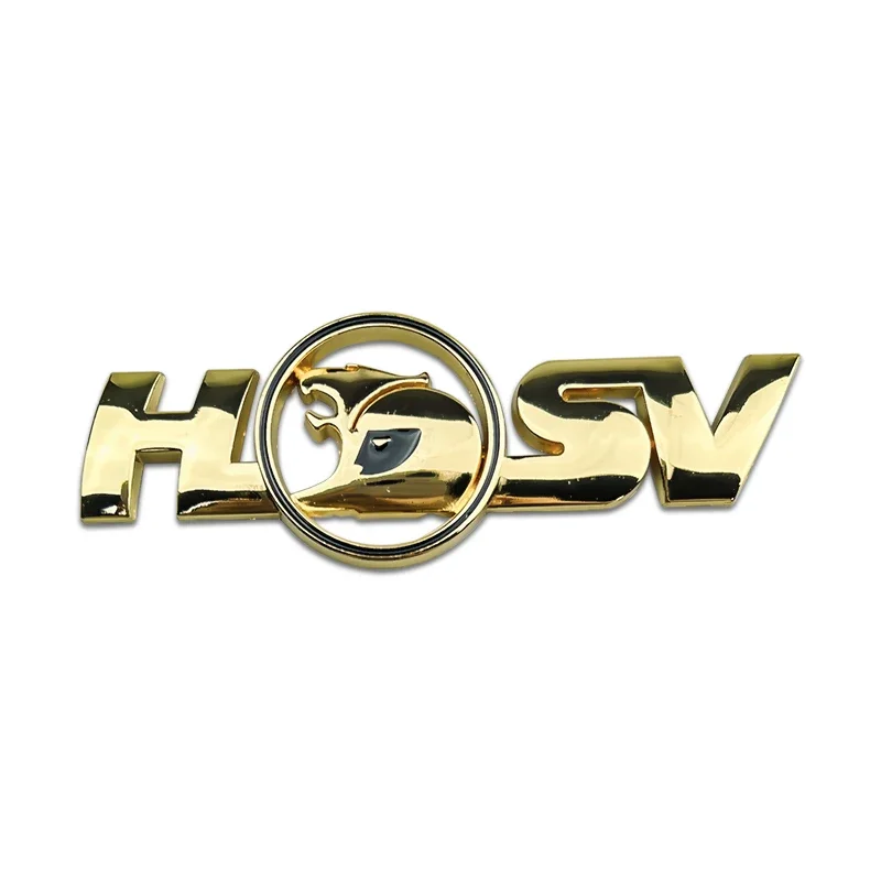 1PC HSV Emblem Badge (Fits All Holden Models) (Gold & Black).