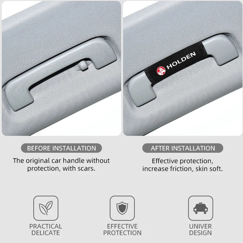 2pcs Car Door Handle Protective Sleeve Covers For Holden (Brand New)