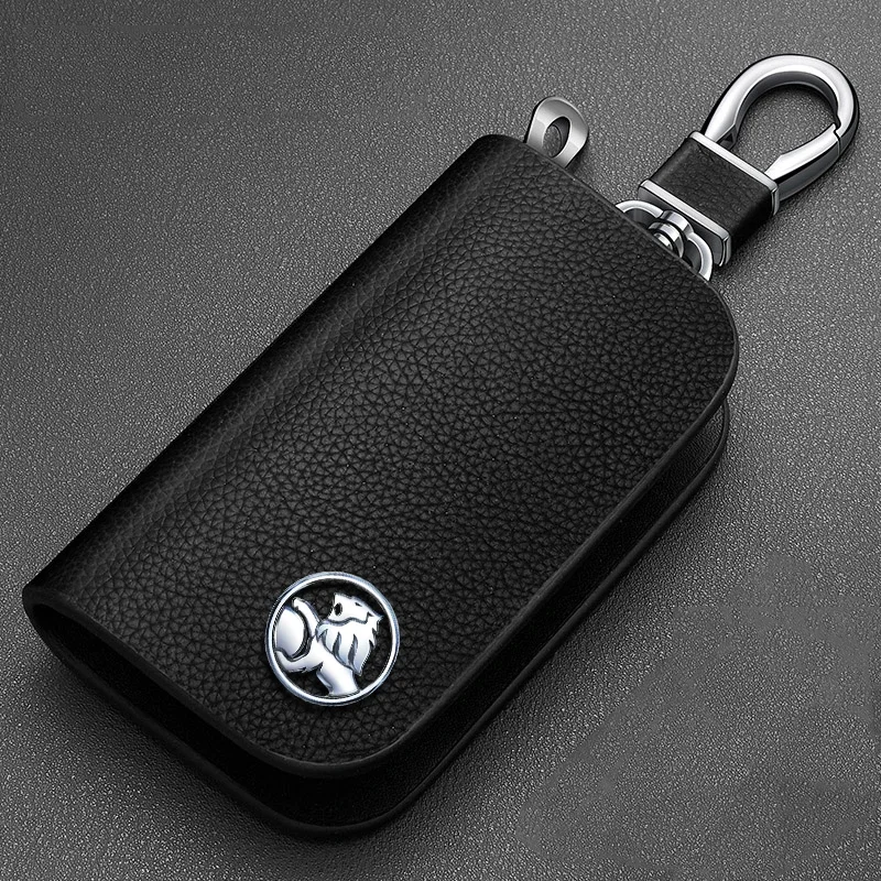 1pc Leather Keychain Case For Holden (Black)