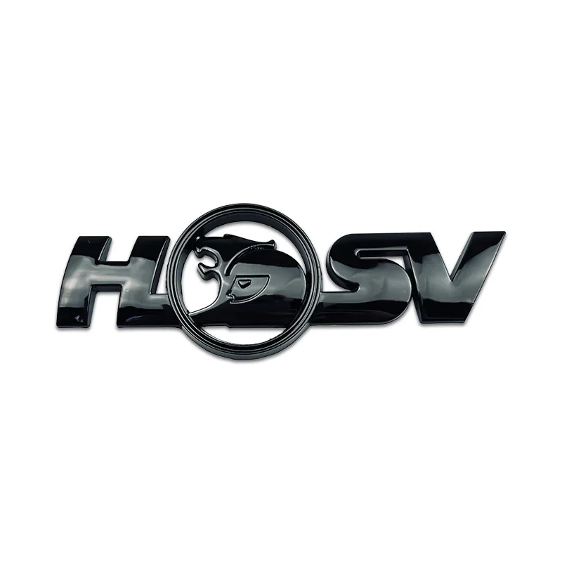 1PC HSV Emblem Badge (Fits All Holden Models) (Glossy Black).