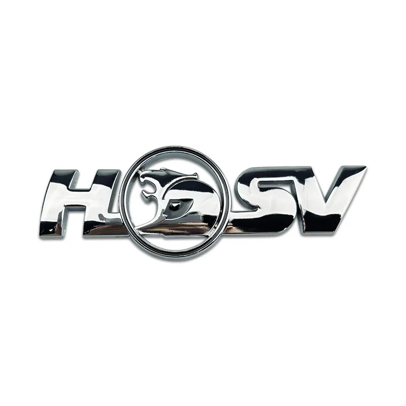 1PC HSV Emblem Badge (Fits All Holden Models) (Chrome & Black).