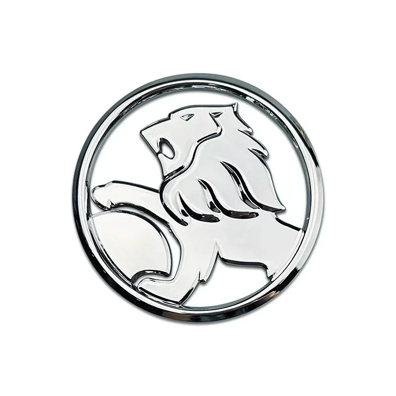 1PC Holden Lion Badge 68mm (For Rear Boot) (Chrome Silver)