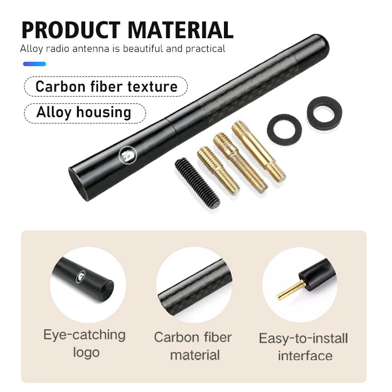 Carbon Fiber Antenna For Holden HSV (Brand New) (12CM HEIGHT)