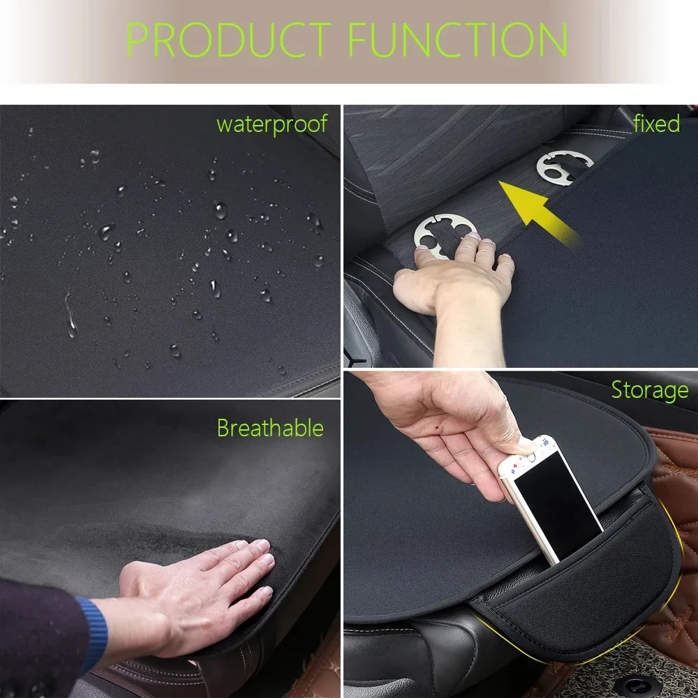 3pcs Car Seat Cushion Non-Slip Cover Velvet Plush For Holden HSV (Fits Most Holden Models)