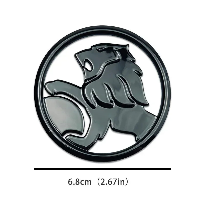 1PC Holden Lion Badge 68mm (For Rear Boot) (Chrome Silver)