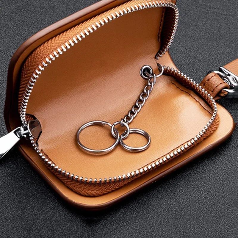 1pc Leather Keychain Case For Holden (Brown)