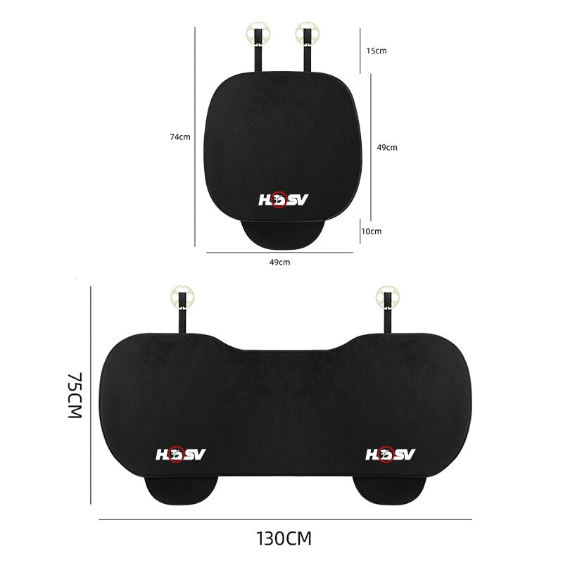 3pcs Car Seat Cushion Non-Slip Cover Velvet Plush For Holden HSV (Fits Most Holden Models)