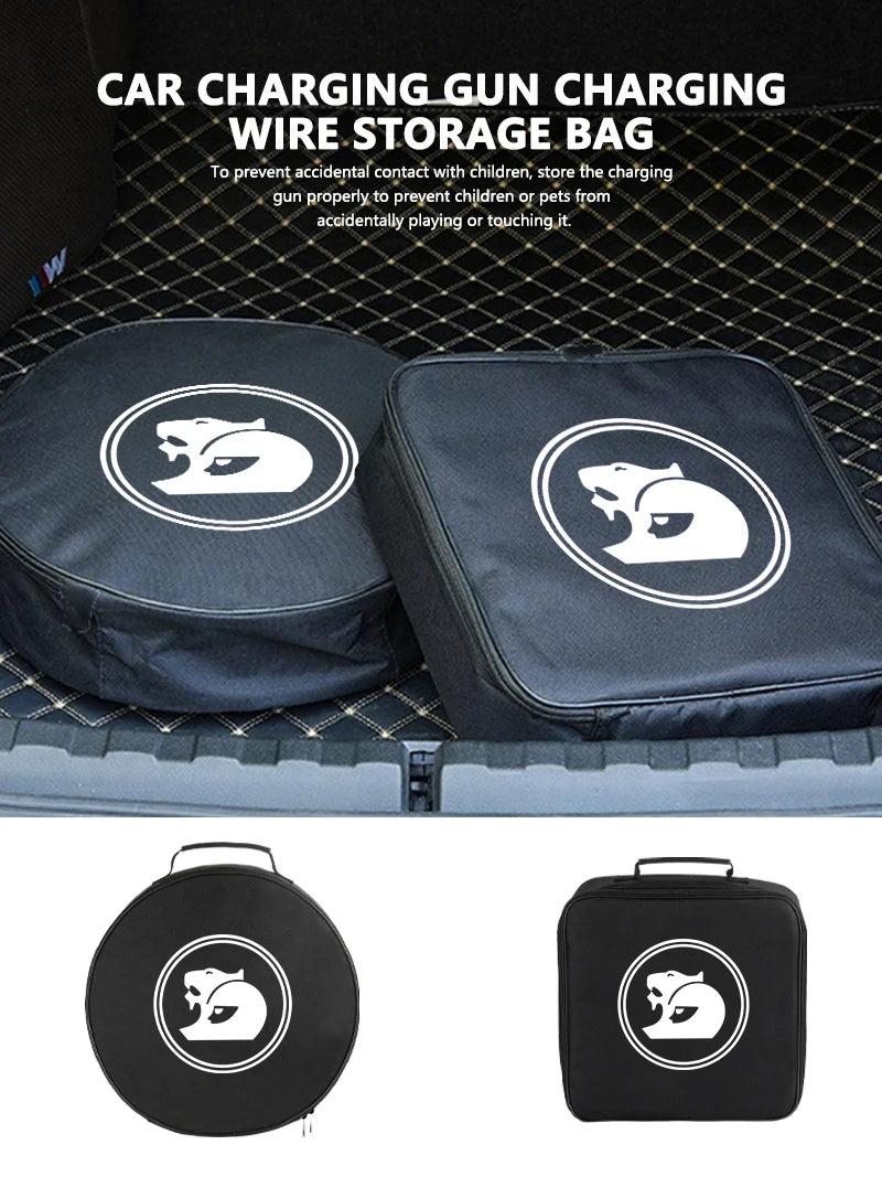 1pcs Car Jump Starter Cable Storage Bag For Holden HSV (Brand New) (Square)