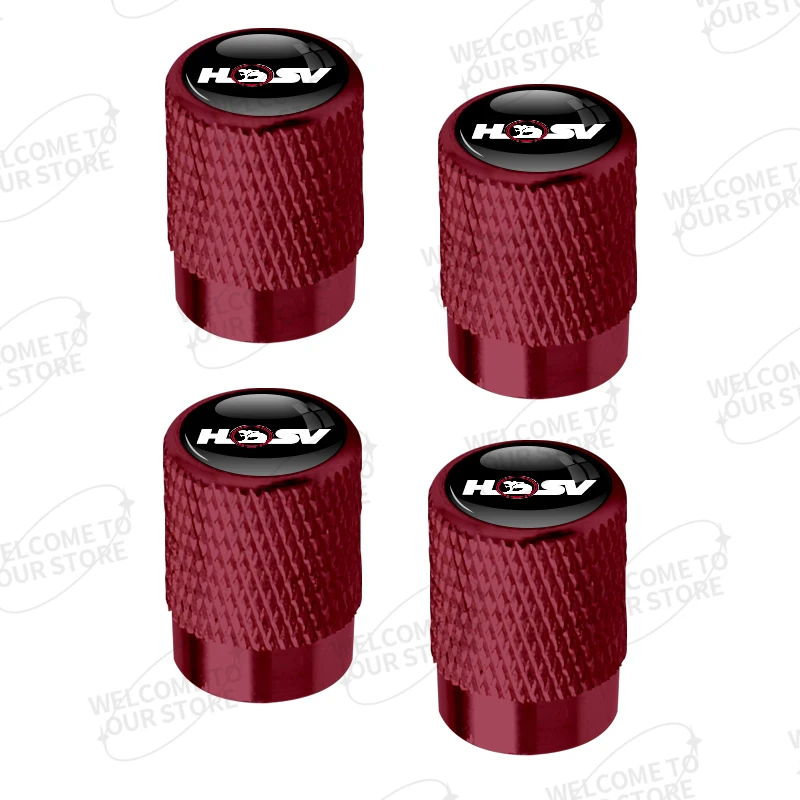 4pcs HSV Valve Protection Caps (Fits all Holden Models) (Black)