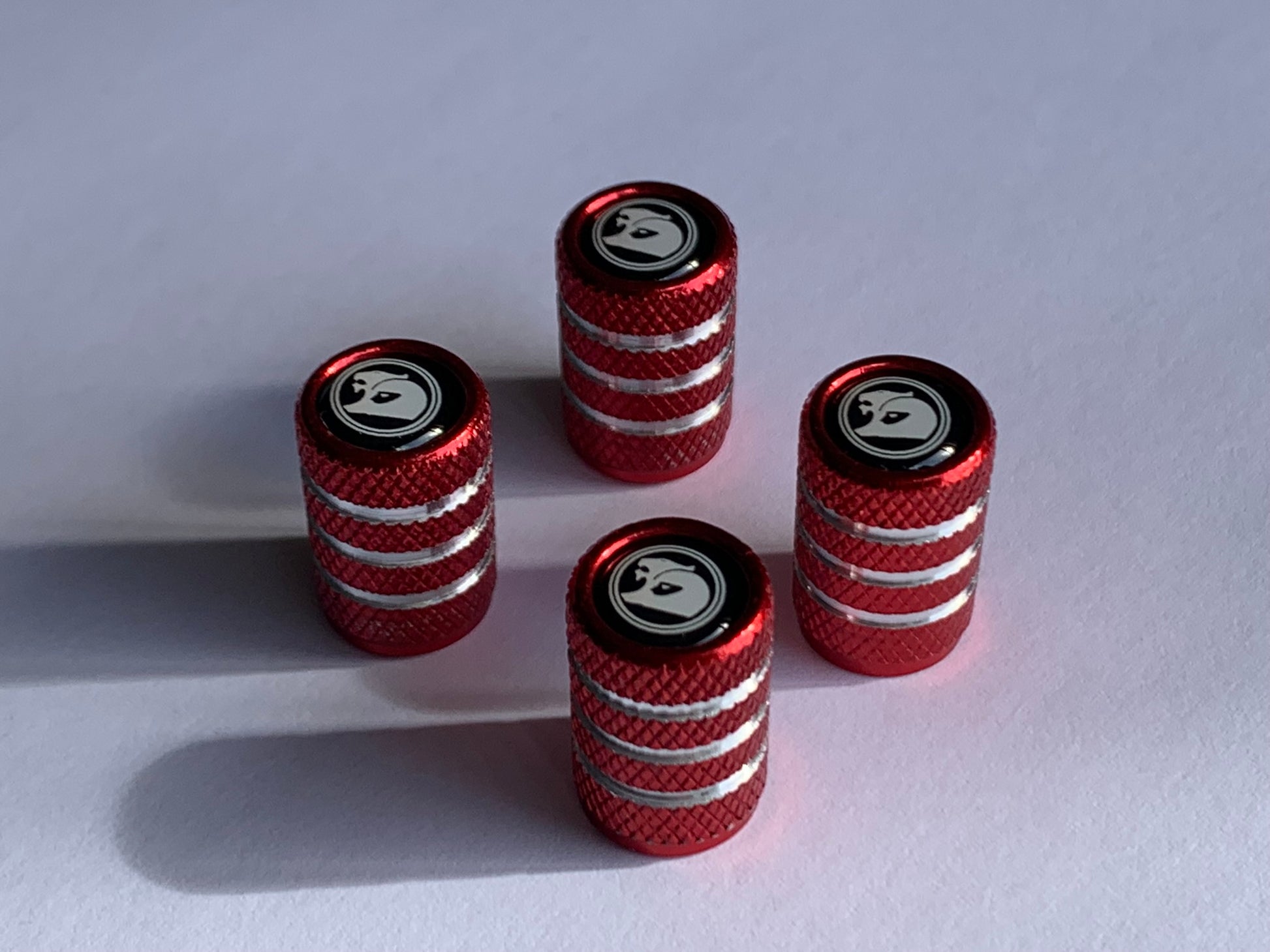 4pcs HSV Valve Protection Caps For Holden (Fits all Holden Models) (Red)