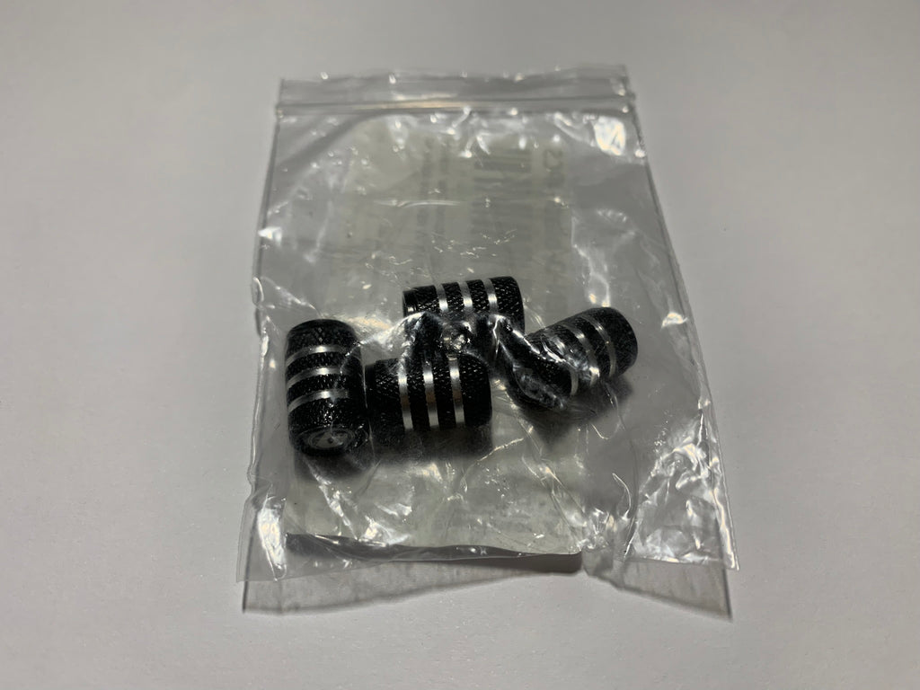 4pcs HSV Valve Protection Caps For Holden (Fits all Holden Models) (Black)