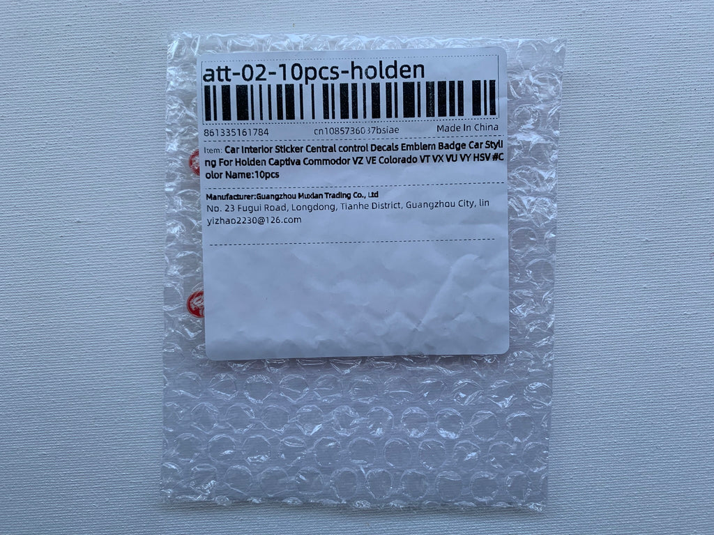 5pcs Holden Logo Wipers Stickers For Holden (Brand New)