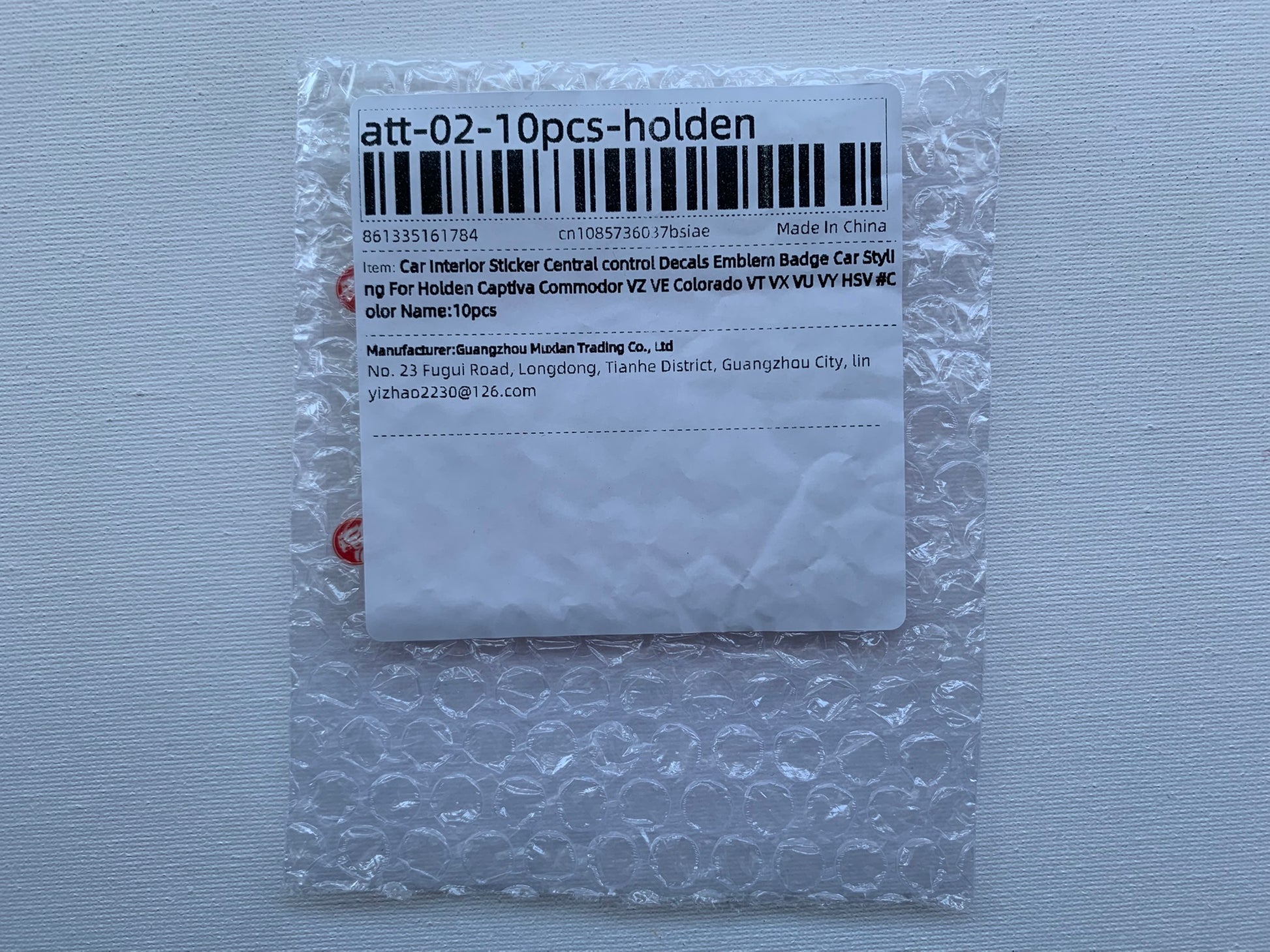 5pcs Holden Logo Wipers Stickers For Holden (Brand New)