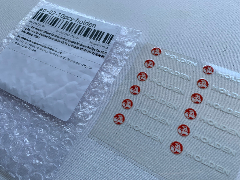 5pcs Holden Logo Wipers Stickers For Holden (Brand New)