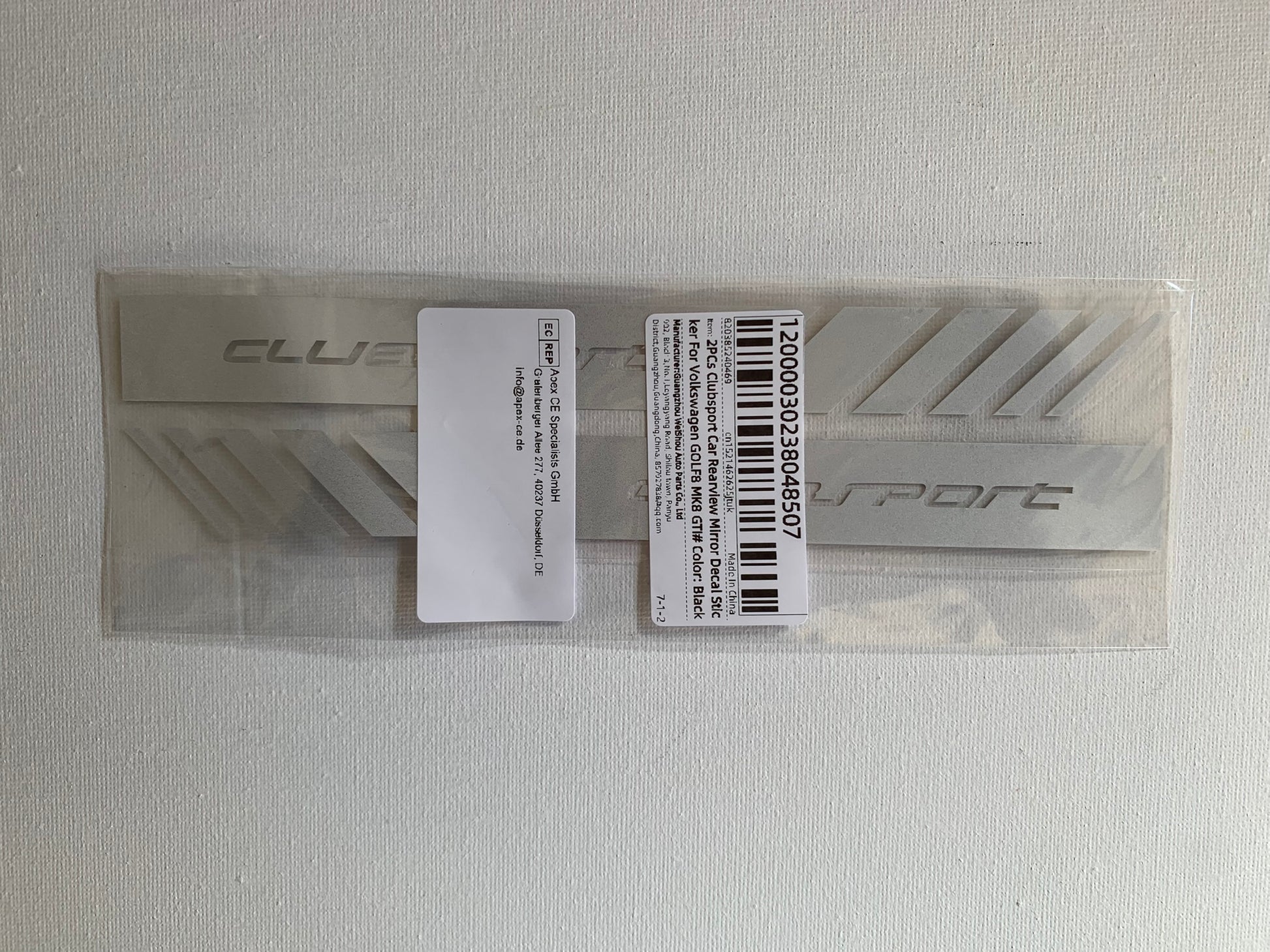 2pcs Car Rearview Mirror Decal Sticker For Holden Clubsport (Brand New)