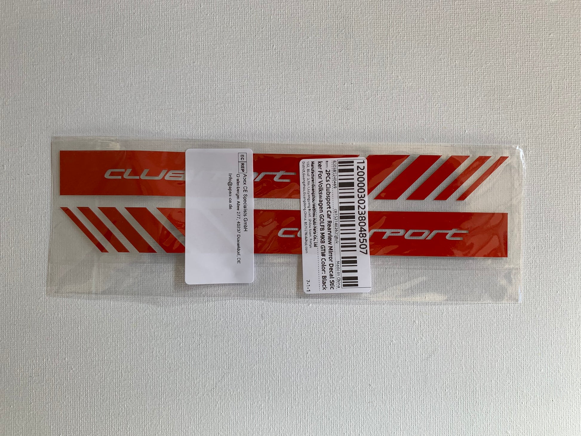 2pcs Car Rearview Mirror Decal Sticker For Holden Clubsport (Brand New)