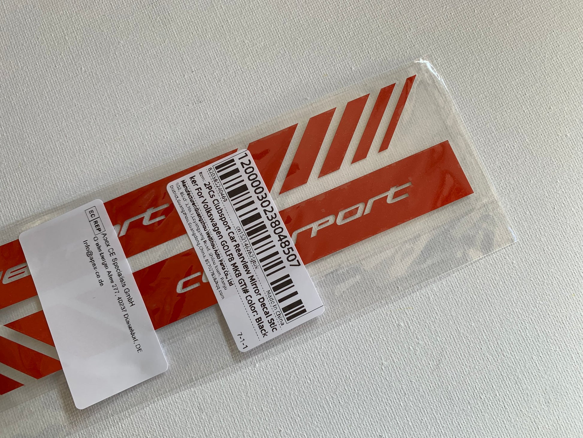 2pcs Car Rearview Mirror Decal Sticker For Holden Clubsport (Brand New)