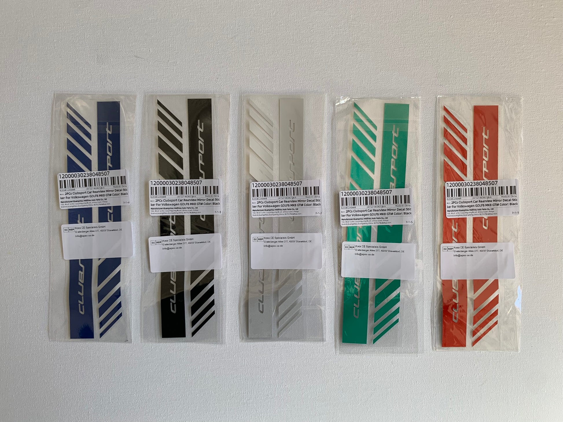 2pcs Car Rearview Mirror Decal Sticker For Holden Clubsport (Brand New)